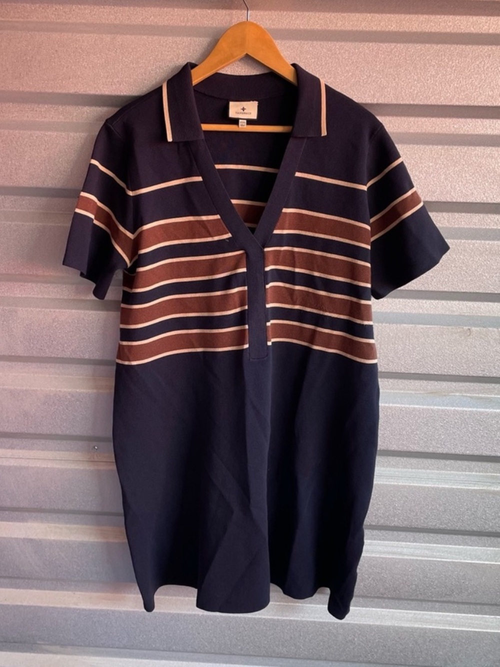 Tuckernuck midnight cacoa wright polo dress